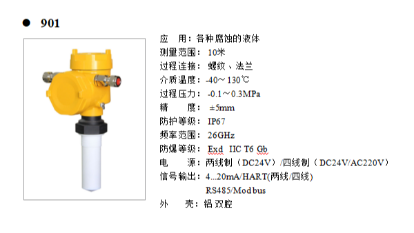 雷達(dá)液位計(jì)設(shè)計(jì)特點(diǎn)有什么